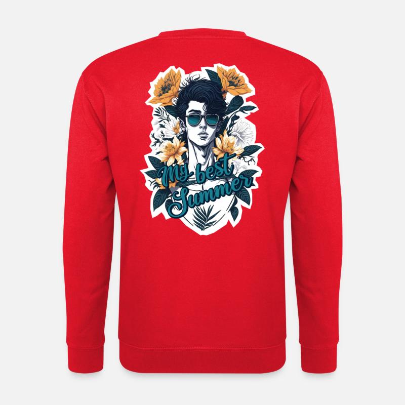 My best summer - Unisex Sweatshirt - red
