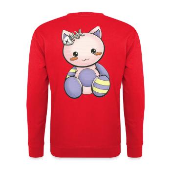 Mangas - Sweat-shirt Unisexe - rouge - Dos - Michal (187cm)