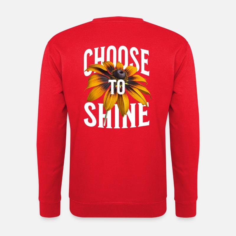 Choose To Shine - Unisex Sweatshirt - red