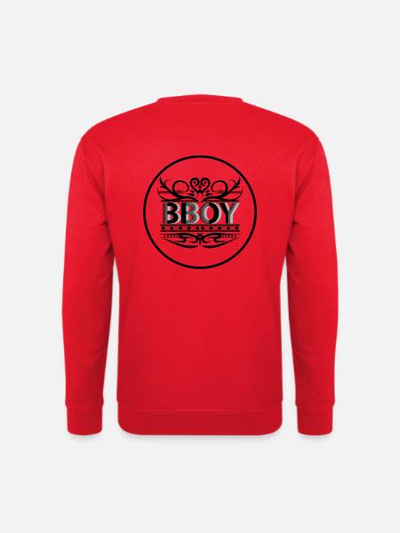 Ornement de police Bboy Hip Hop - Sweat-shirt Unisexe - rouge