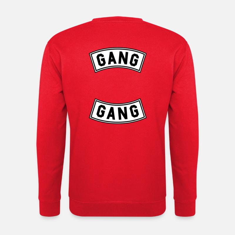 Bande-bande banner - Unisex sweater - rød