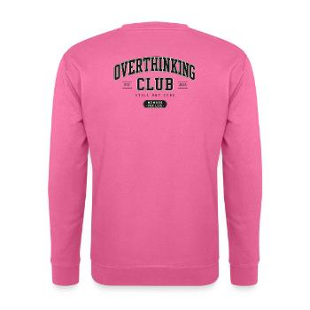Overthinking Club - Unisex Pullover - Pink - Hinten