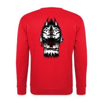 Démon Déchu - Sweat-shirt Unisexe - rouge - Dos - Michal (187cm)