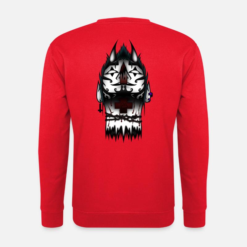 Gefallener Dämon - Unisex Pullover - Rot