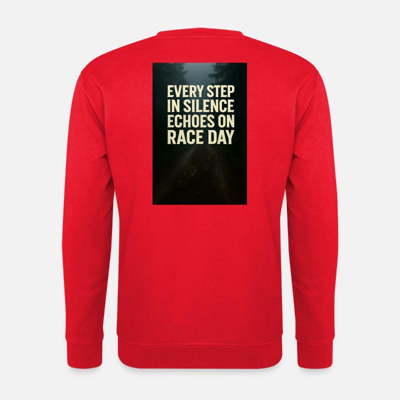 Step_in_Silence - Unisex Pullover - Rot