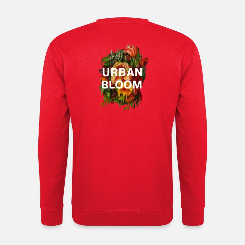 Urban_Bloom - Unisex Pullover - Rot