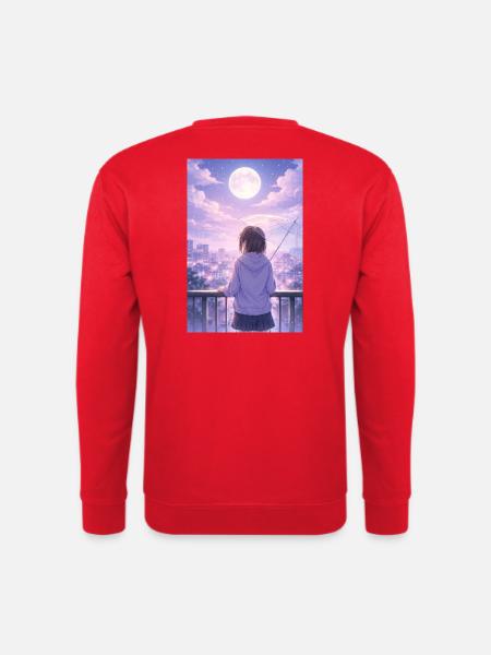 Luna Urban Im Regen - Unisex Pullover - Rot