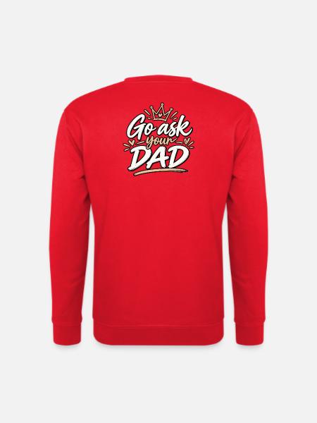 Mutter – lustiges Geschenk – - Unisex Pullover - Rot