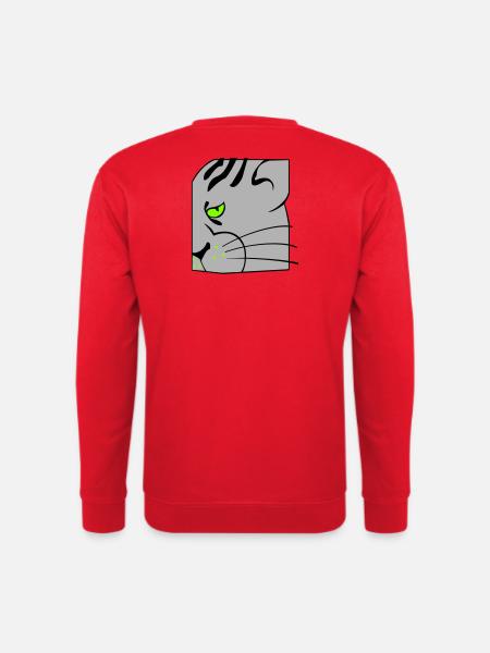 Cat - Unisex Sweatshirt - red