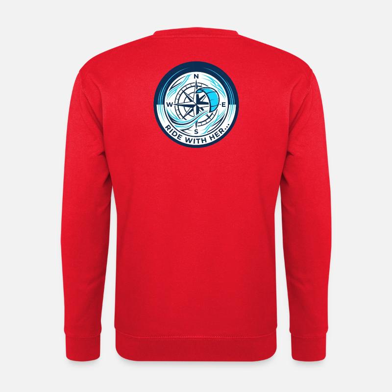 Kompass - Unisex Pullover - Rot