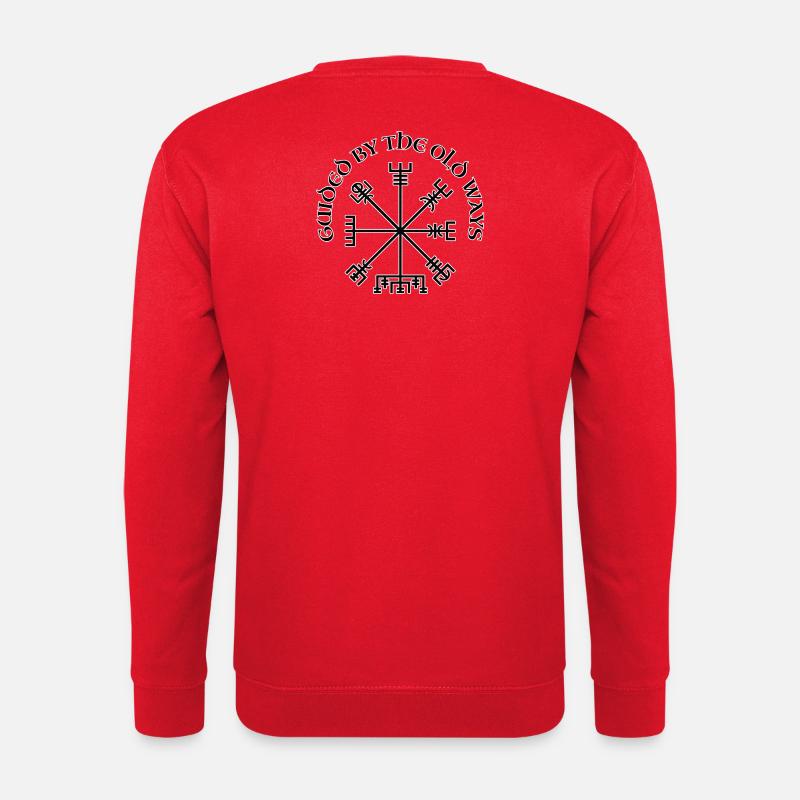 Viking Vegvisir Compass - Unisex Sweatshirt - red