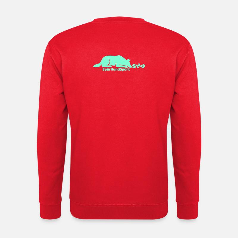 SHS logo aquamarine - Unisex Sweatshirt - red