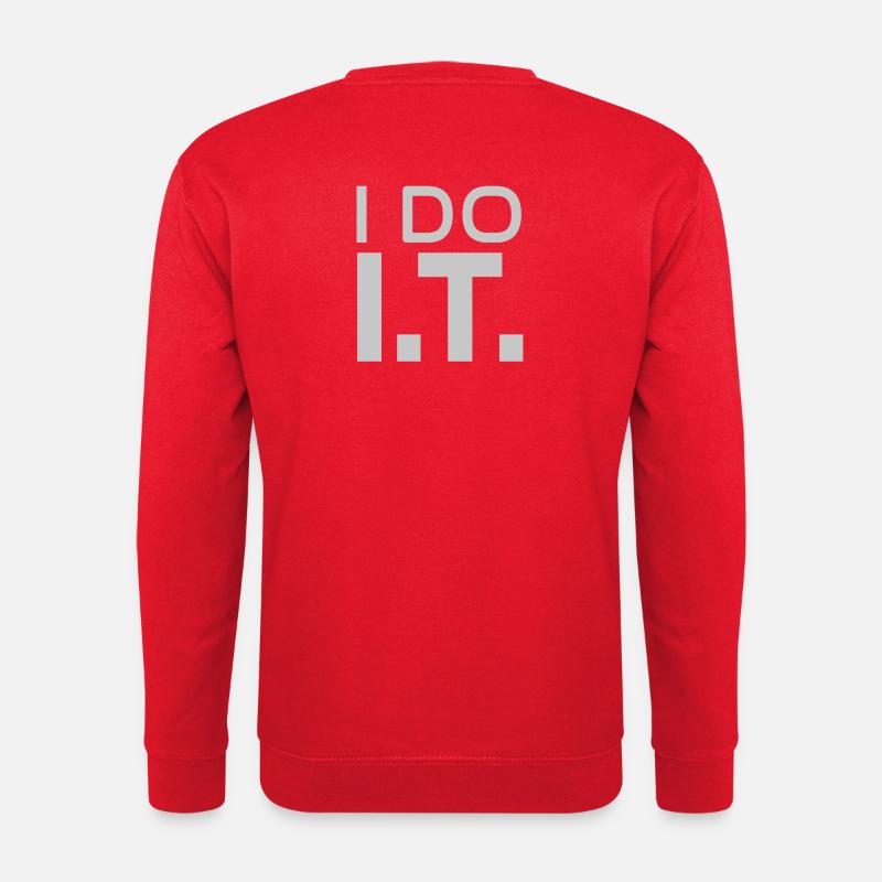 I DO I.T. - Unisex Pullover - Rot