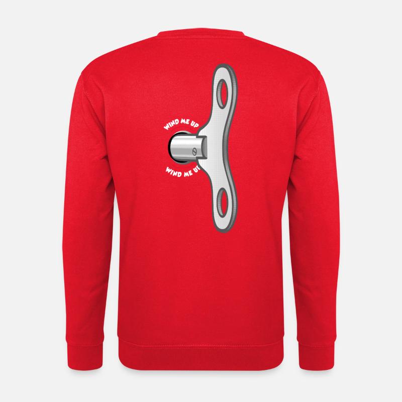A key on the back - Unisex Sweatshirt - red