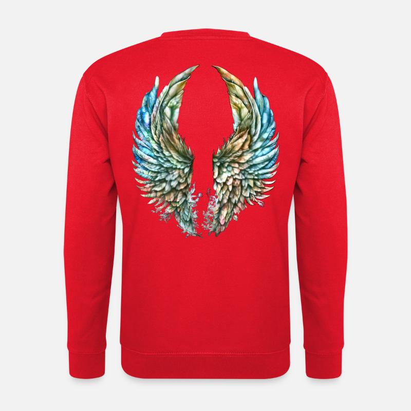 Engelsflügel - Unisex Pullover - Rot