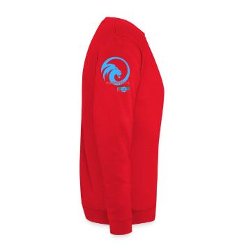 LOGO LÖWE MARBOSSTA - Unisex Pullover - Rot - Rechts - Alina (178cm)