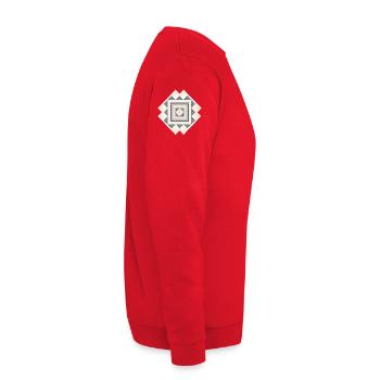 Ornament - Unisex Pullover - Rot - Rechts - Alina (178cm)