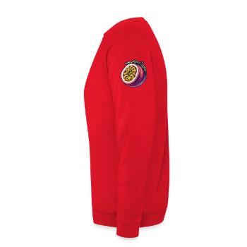 Passion Fruit Colorful Illustration - Unisex Sweatshirt - red - Left