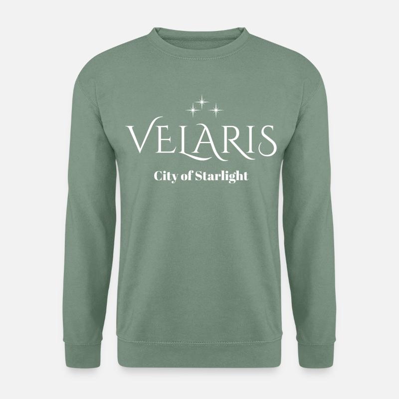 Velaris City Starlight - Unisex Pullover - Graugrün