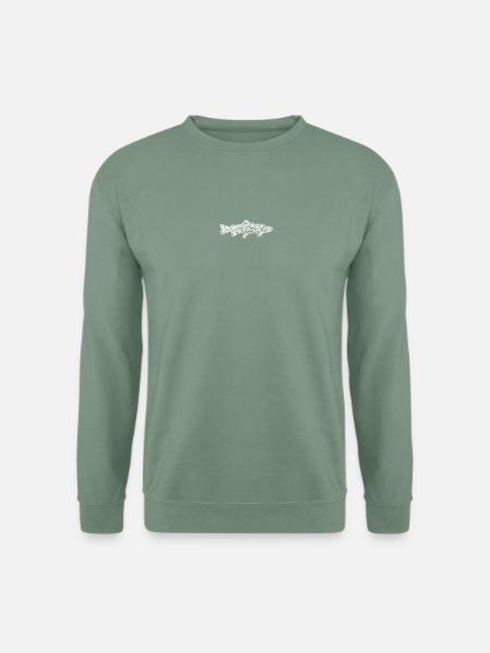 Forelle - Unisex Pullover - Graugrün