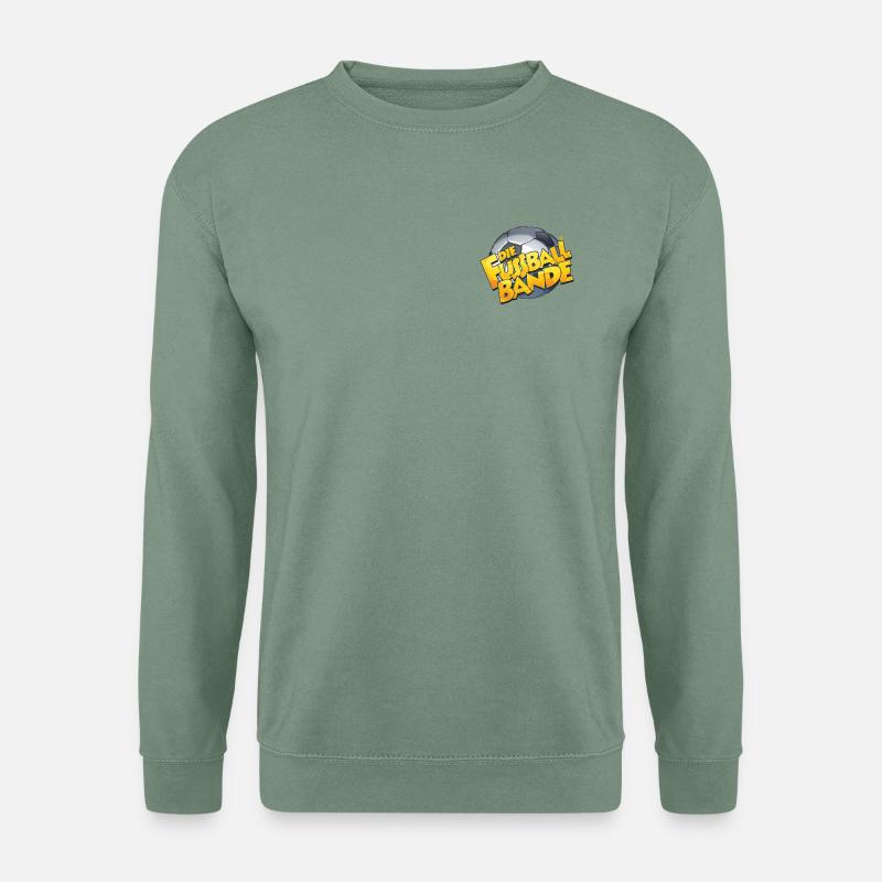 Fussballbande Logo Motiv - Unisex Pullover - Graugrün