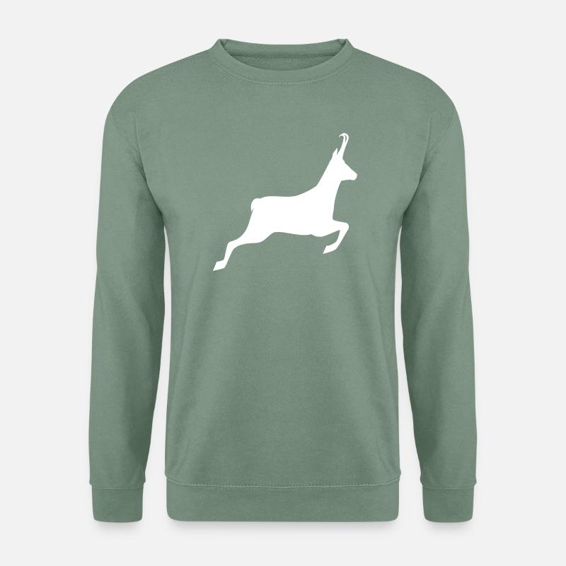 Anpassbares Jagd-T-Shirt - -Muster - Unisex Pullover - Graugrün