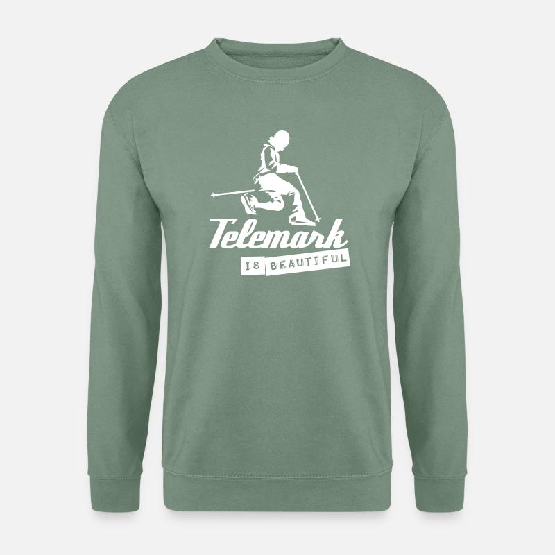 Hemd beautilful2 SPREAD3 - Unisex Pullover - Graugrün