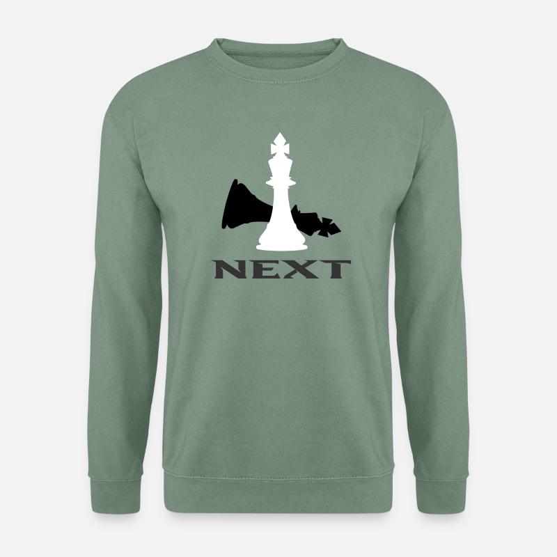 Schach - Unisex Pullover - Graugrün