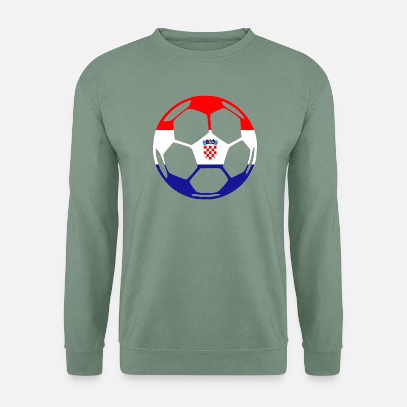 ballCROATIA - Unisex Pullover - Graugrün