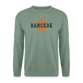 Bangkok rétro - Sweat-shirt Unisexe - vert-de-gris - Devant