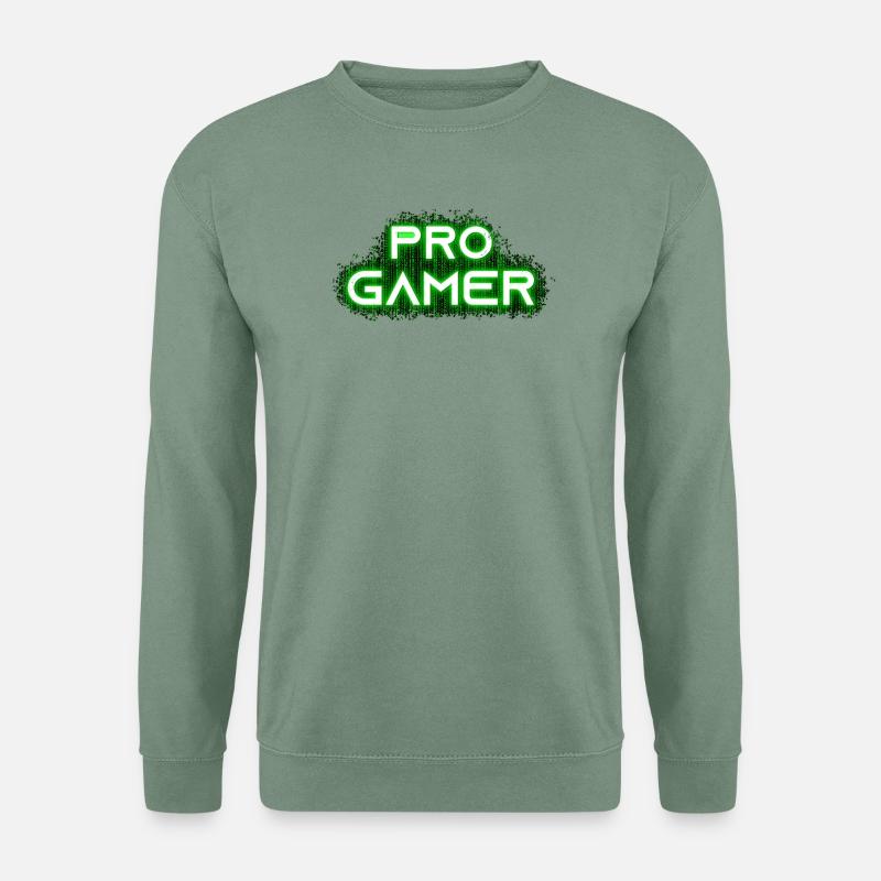 Pro Gamer - Unisex Pullover - Graugrün