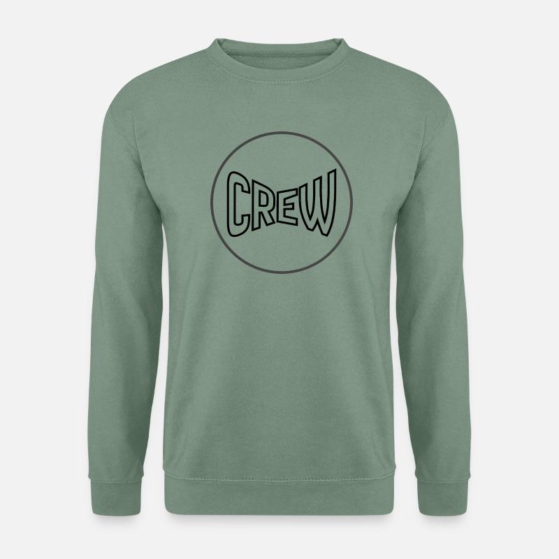 Black Circle Minimal - Unisex Sweatshirt - steel green