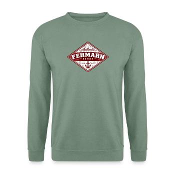 Fehmarn - Insel - Ostsee - Deutschland - Strand - Unisex Pullover - Graugrün - Vorne