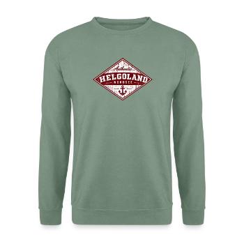 Helgoland - Insel - Nordsee - Deutschland - Unisex Pullover - Graugrün - Vorne