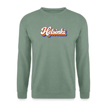 Helsinki - Finnland - Suomi - Finland - finnisch - Unisex Pullover - Graugrün - Vorne