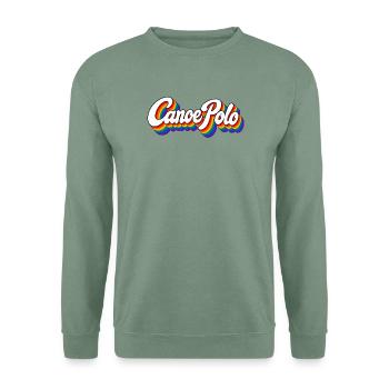Canoe Polo - Kanupolo - Sport - Paddeln - Paddel - Unisex Pullover - Graugrün - Vorne
