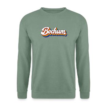 Bochum - Regenbogen - Ruhrpott - Deutschland - Unisex Pullover - Graugrün - Vorne
