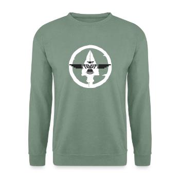 Indianer Ureinwohner Traumfänger Western - Unisex Pullover - Graugrün - Vorne