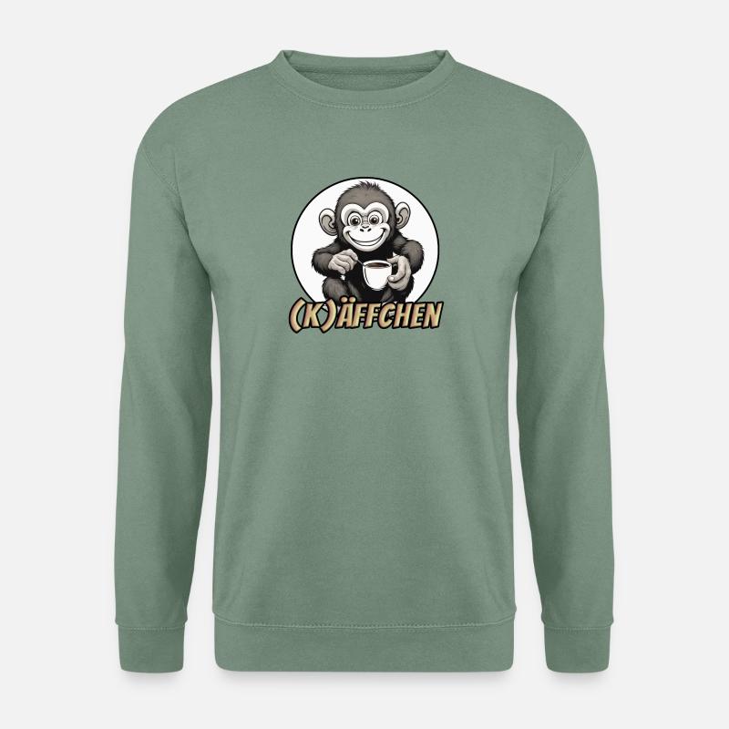 Käffchen - Unisex Pullover - Graugrün