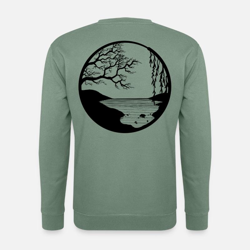 Seeblick - Unisex Pullover - Graugrün