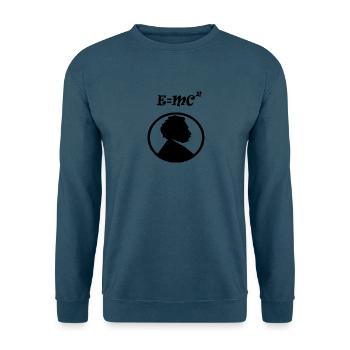 e mc2 - Unisex Pullover - Indigoblau - Vorne