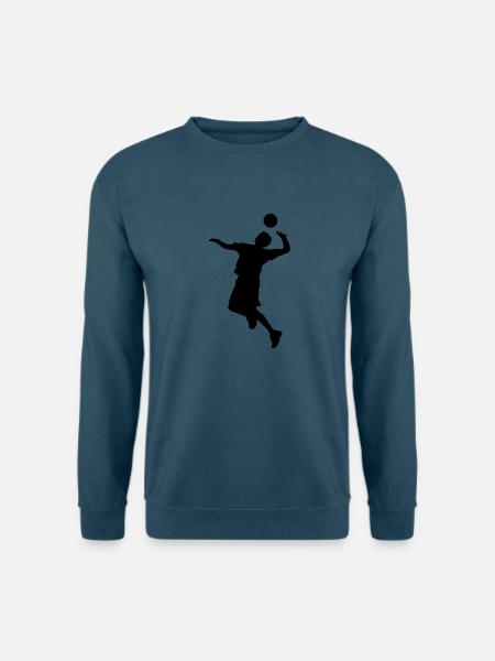 Volley Sillhouette - Unisex Pullover - Indigoblau