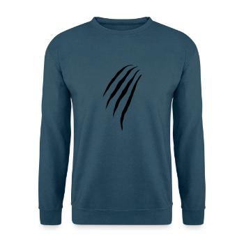 claws - Unisex Pullover - Indigoblau - Vorne