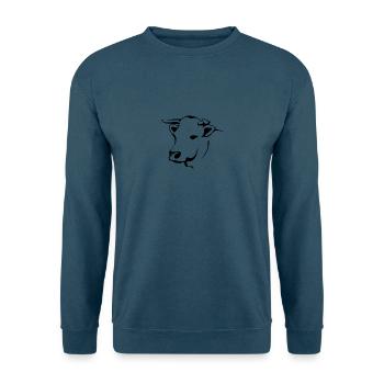 Rind - Unisex Pullover - Indigoblau - Vorne