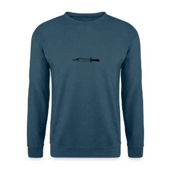 Messer - Unisex Pullover - Indigoblau - Vorne