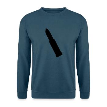 lippenstift - Unisex Pullover - Indigoblau - Vorne