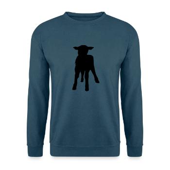 Lamm - Lamm Fromm? - Unisex Pullover - Indigoblau - Vorne