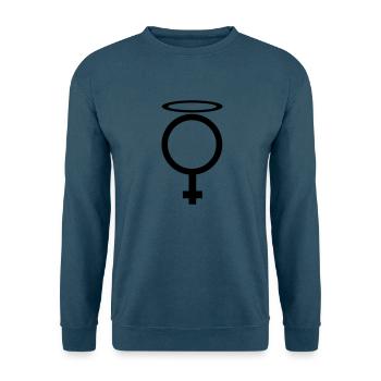 engelchen - Unisex Pullover - Indigoblau - Vorne