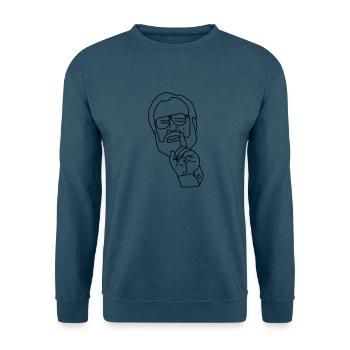 Sehr geil. Supergeil. - Unisex Pullover - Indigoblau - Vorne
