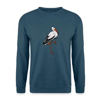 storch - Unisex Pullover - Indigoblau - Vorne
